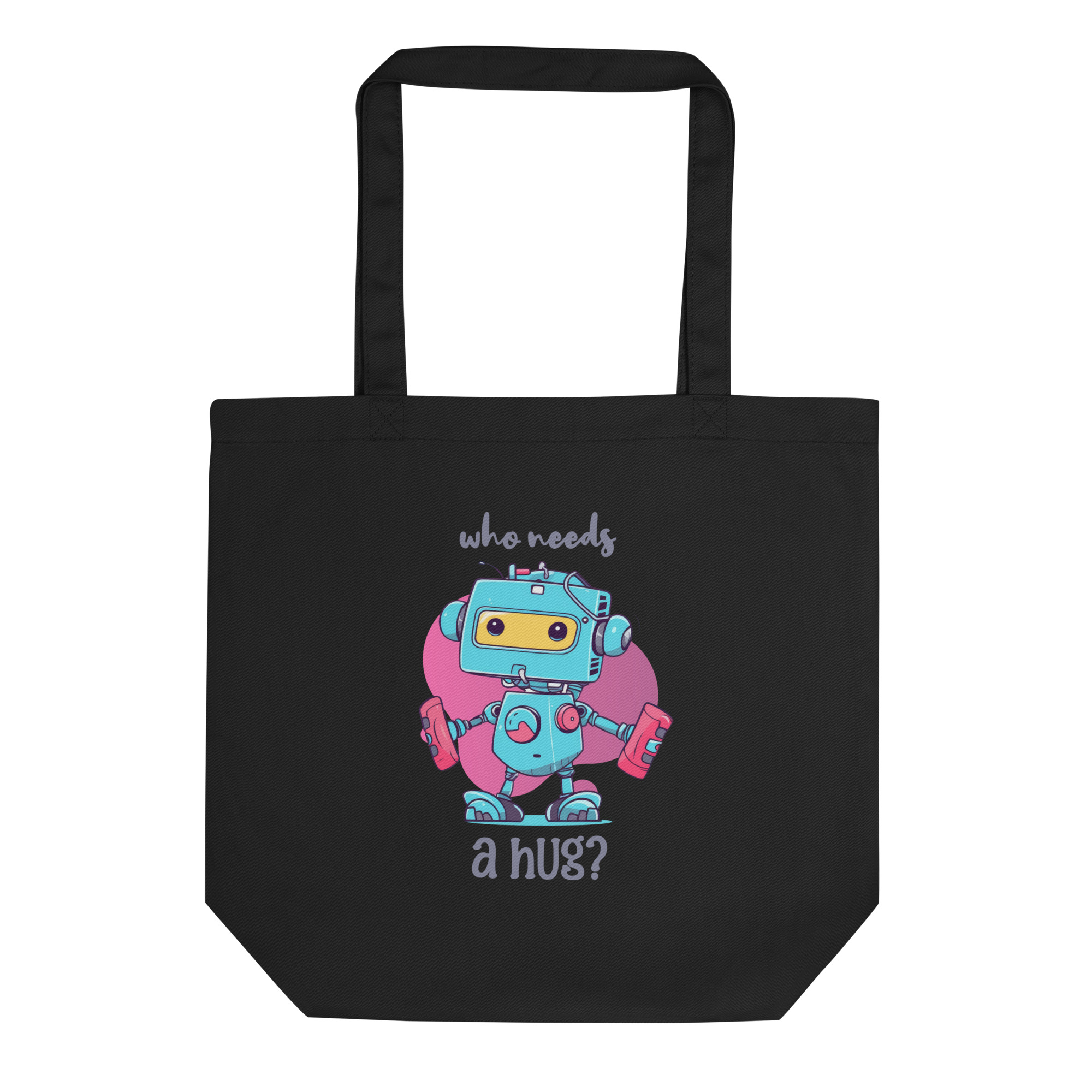 Eco-Friendly Robo-Hug Tote Bag – Carry Cuteness Sustainably! - Image 2