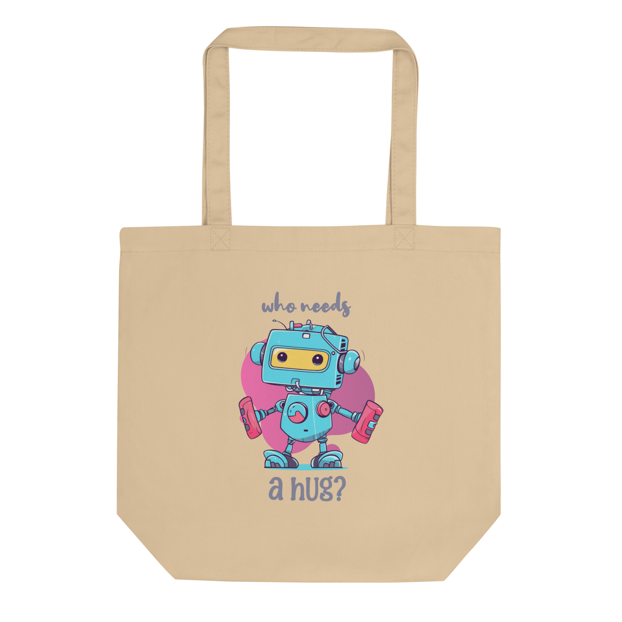 Eco-Friendly Robo-Hug Tote Bag – Carry Cuteness Sustainably! - Image 3