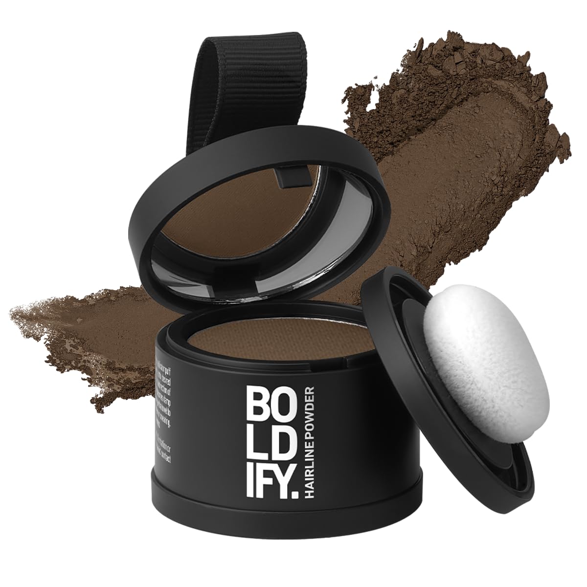 Root Touch Up Hair Color for Gray Coverage - Bald Spot Concealing Hair Powder for Women & Men - 24-Hour Stain-Proof - Light Brown